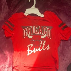 Chicago bull crop tee